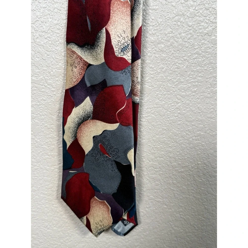 GIVENCHY Monsieur Men's Silk Tie Neck Tie Floral‎ Multi-Color Classic